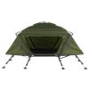 84.6*34.5*49.2in Collapsible Camping Tent with An Integrated Cot Green