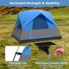 3 Person Outdoor Camping Tent with Removable Floor Mat for Camping Hiking Traveling